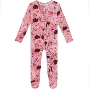 Posh Peanut Baby's Liliana Ruffled Footie